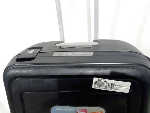 $580 Samsonite S'Cure 28" Zipperless Spinner Luggage Suitcase Black Hardcase