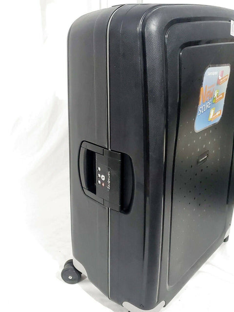 $580 Samsonite S'Cure 28" Zipperless Spinner Luggage Suitcase Black Hardcase