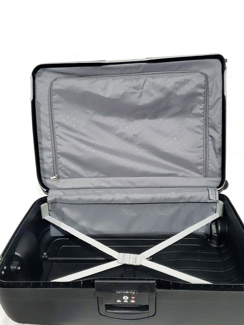 $580 Samsonite S'Cure 28" Zipperless Spinner Luggage Suitcase Black Hardcase