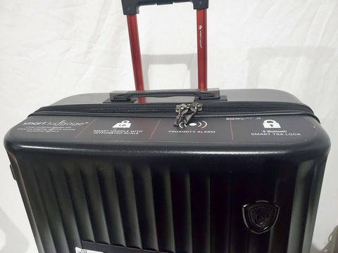 $600 HEY'S 30" Hard Case Spinner Suitcase Luggage Black Smart Luggage TSA Lock