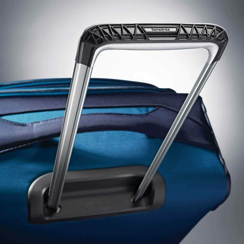New Samsonite Eco-Glide Softside Luggage Spinner Wheels Blue Teal Checked IN