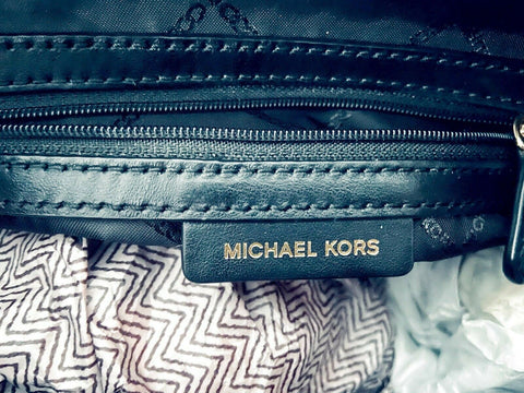 $248 MICHAEL KORS Women's Carine Leather Large Crossbody Hand Shoulder Bag Black