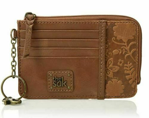 New The Sak Women Iris Card Leather Wallet Coin Wallet
