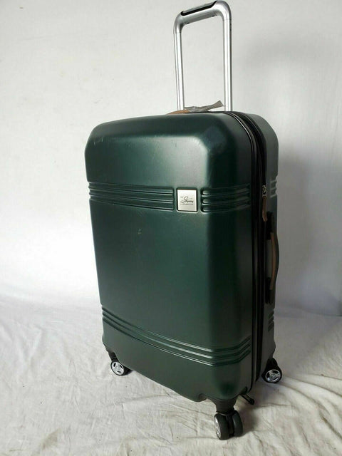 $240 Skyway Glacier Bay 24" Check-In Hardside Spinner Luggage Suitcase Green