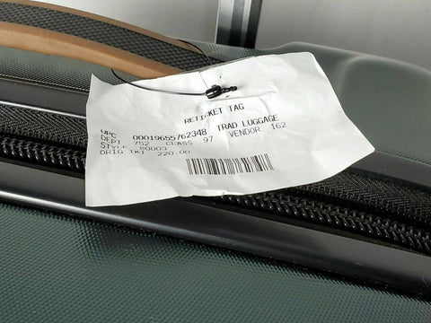 $240 Skyway Glacier Bay 24" Check-In Hardside Spinner Luggage Suitcase Green