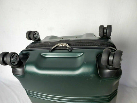 $240 Skyway Glacier Bay 24" Check-In Hardside Spinner Luggage Suitcase Green