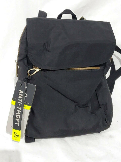 $150 Travelon Anti-Theft Classic Slim Backpack Travel Shoulder Bag Black