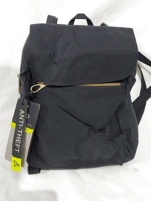 $150 Travelon Anti-Theft Classic Slim Backpack Travel Shoulder Bag Black
