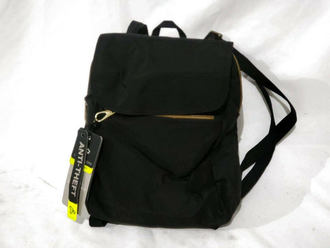 $150 Travelon Anti-Theft Classic Slim Backpack Travel Shoulder Bag Black