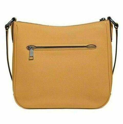 $250 COACH Women's Chaise Yellow Pebble Leather Crossbody Shoulder Bag