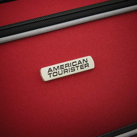 New American Tourister Fieldbrook XLT Softside Upright Luggage Set 3 Piece Red