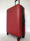 $280 Tag Riverside 24'' HardCase Spinner Lightweight Suitcase Luggage Red Maroon