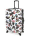 $580 New Jessica Simpson Cactus Printed 29" Hardside Spinner Luggage White