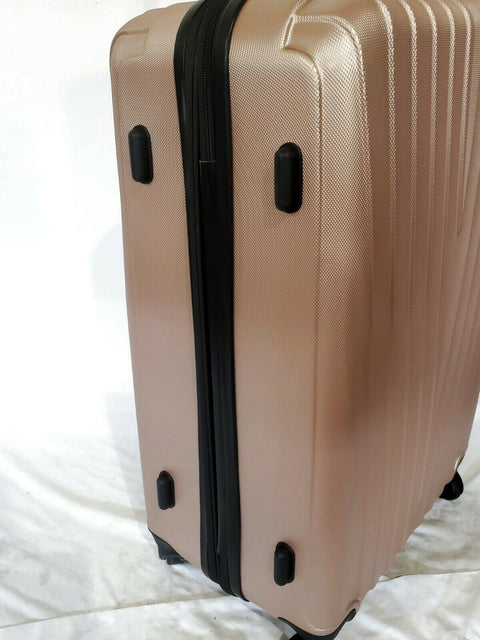 $400 Skyway Epic Large 28"Check-In Luggage Pink Rose Hardcase Suitcase
