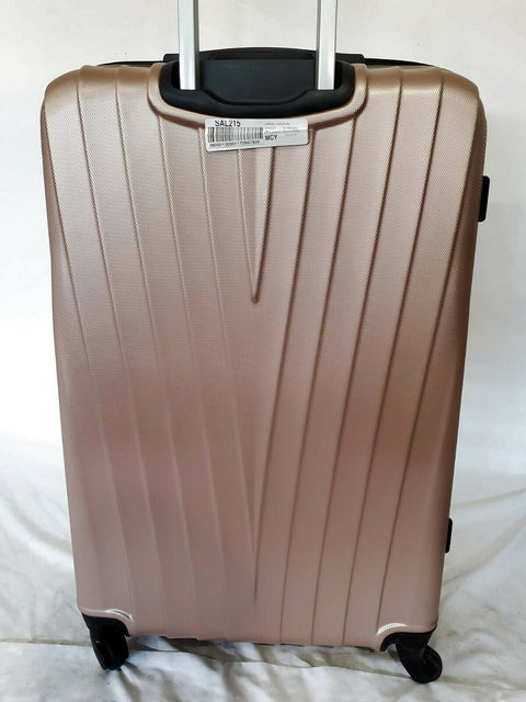 $400 Skyway Epic Large 28"Check-In Luggage Pink Rose Hardcase Suitcase