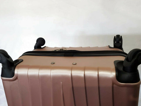 $400 Skyway Epic Large 28"Check-In Luggage Pink Rose Hardcase Suitcase