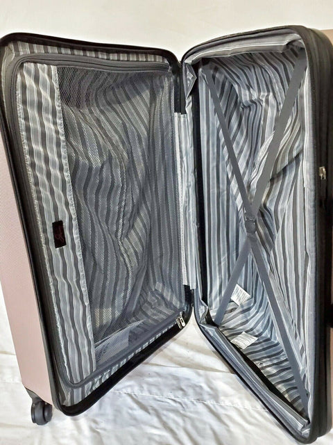 $400 Skyway Epic Large 28"Check-In Luggage Pink Rose Hardcase Suitcase
