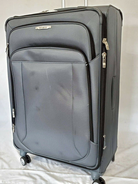$480 Samsonite Lite-Air DLX 29" Expandable Spinner Suitcase Gray Check In Large