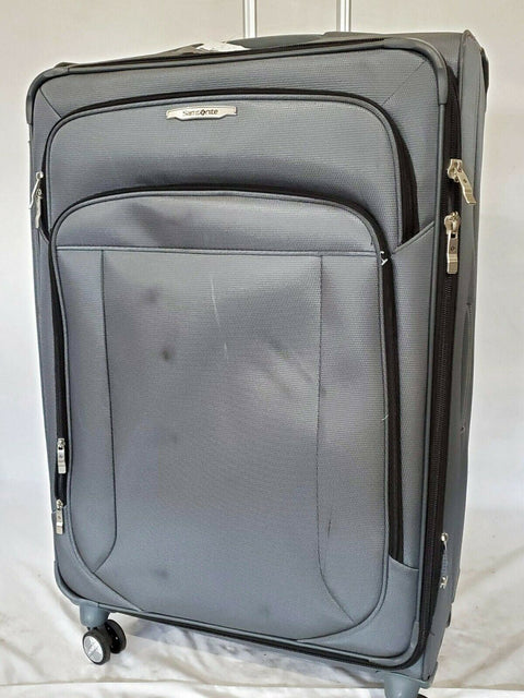 $480 Samsonite Lite-Air DLX 29" Expandable Spinner Suitcase Gray Check In Large