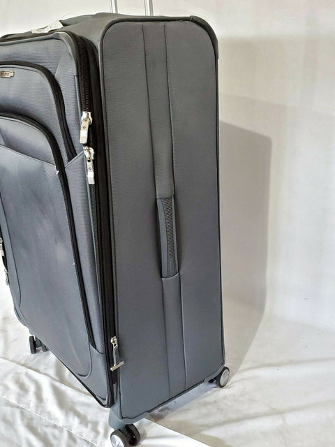 $480 Samsonite Lite-Air DLX 29" Expandable Spinner Suitcase Gray Check In Large