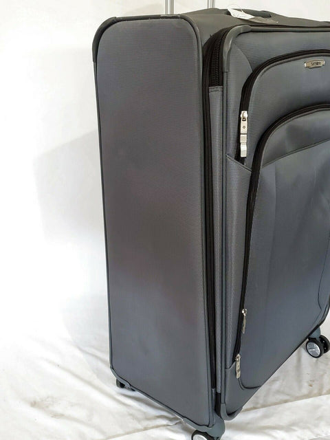 $480 Samsonite Lite-Air DLX 29" Expandable Spinner Suitcase Gray Check In Large