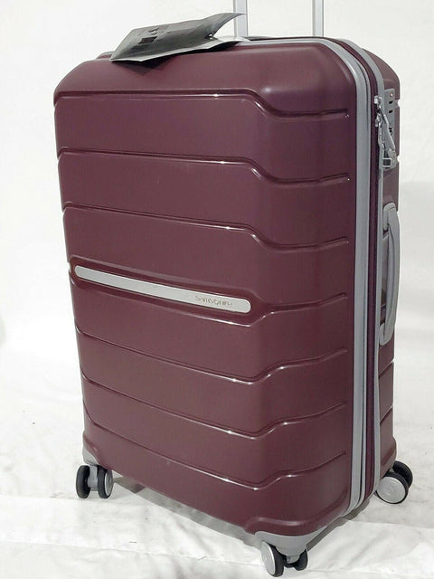$400 Samsonite Freeform 24" Hard Case Medium Spinner Luggage Suitcase Merlot