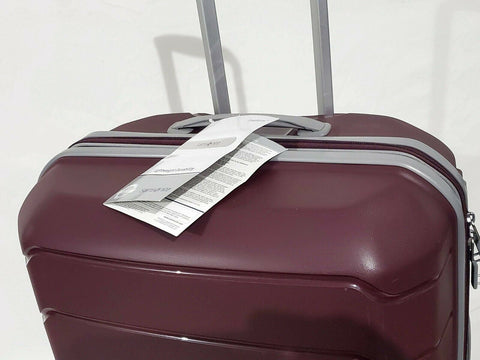 $400 Samsonite Freeform 24" Hard Case Medium Spinner Luggage Suitcase Merlot