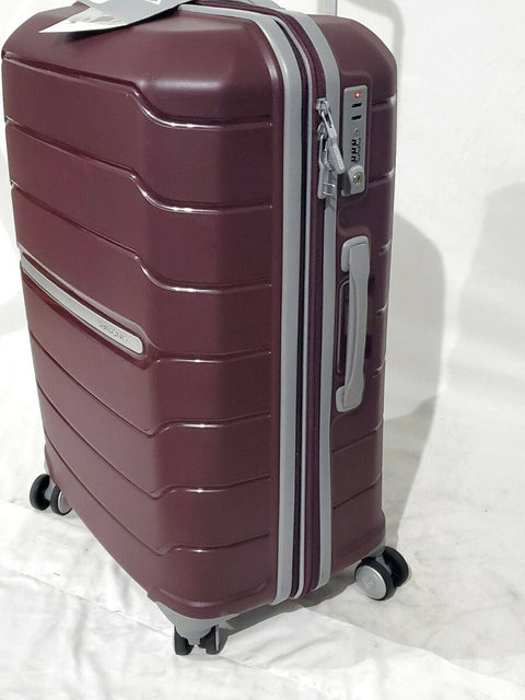 $400 Samsonite Freeform 24" Hard Case Medium Spinner Luggage Suitcase Merlot