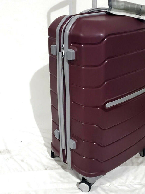 $400 Samsonite Freeform 24" Hard Case Medium Spinner Luggage Suitcase Merlot