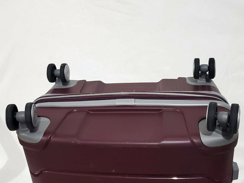 $400 Samsonite Freeform 24" Hard Case Medium Spinner Luggage Suitcase Merlot