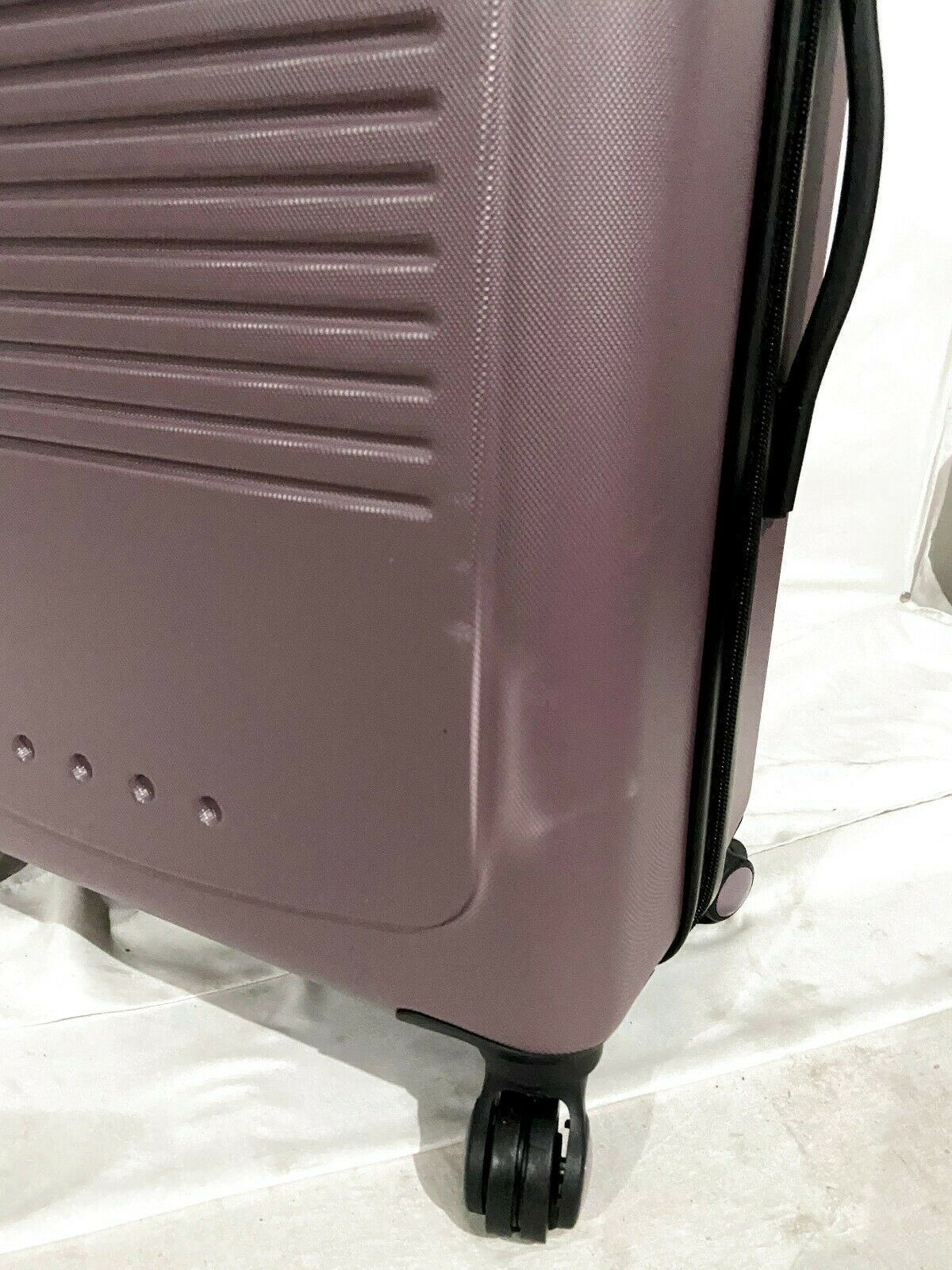 280 Tag Riverside 24'' Hard Spinner Check In Suitcase Luggage Purple