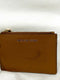 Michael Kors Women's Small Card Case Coin Wallet Brown Pebble Leather