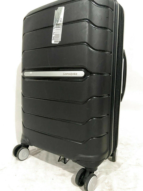 $340 Samsonite Freeform 21" Hard Case Carry-On Spinner Luggage Suitcase Black