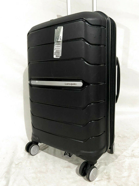 $340 Samsonite Freeform 21" Hard Case Carry-On Spinner Luggage Suitcase Black