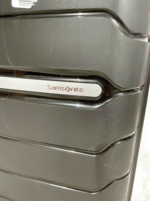 $340 Samsonite Freeform 21" Hard Case Carry-On Spinner Luggage Suitcase Black