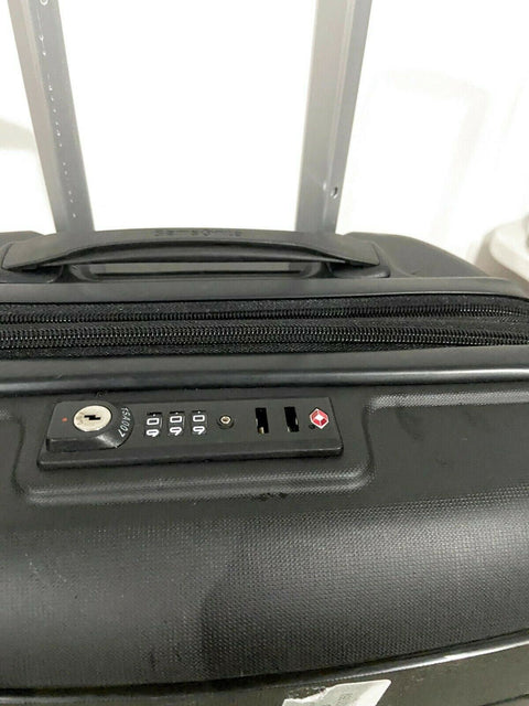 $340 Samsonite Freeform 21" Hard Case Carry-On Spinner Luggage Suitcase Black