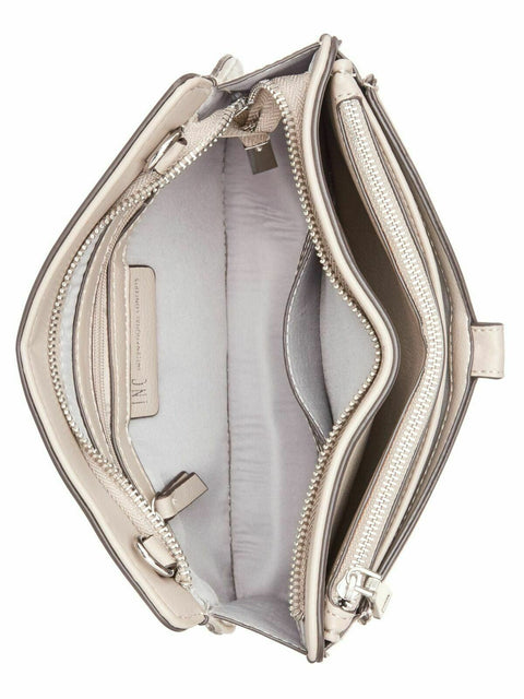 $79 New INC International Concepts Women's Haili Crossbody Shoulder Bag Beige