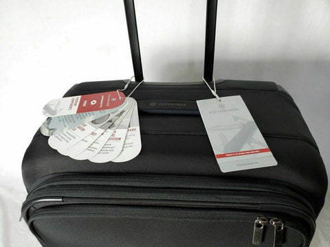 $720 NEW VICTORINOX Swiss Army Nova Medium Soft Black Luggage Suitcase