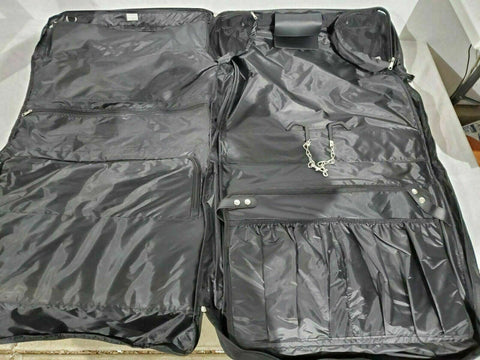 $220 New Delsey Helium Book Opening Garment Suit Travel Bag Luggage Suitcase 45"