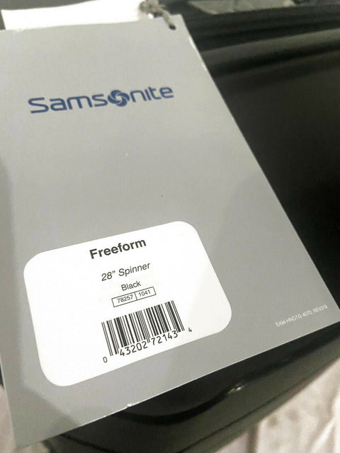 $480 Samsonite Freeform 28" Hard Check-In Spinner Luggage Suitcase Black