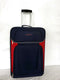 New Nautica Oceanview 24" Luggage Two Wheeled Suitcase Blue Red Medium Check In
