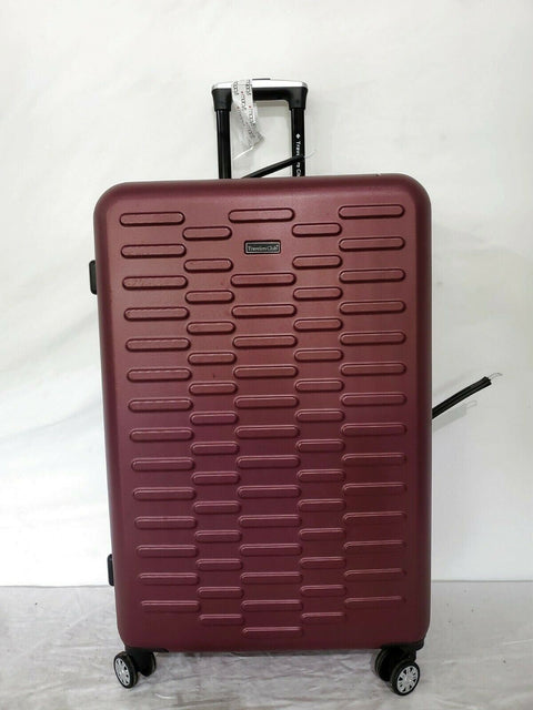 Travelers Club Luggage Shannon Spinner Expandable Luggage 28" Large Wine Rose
