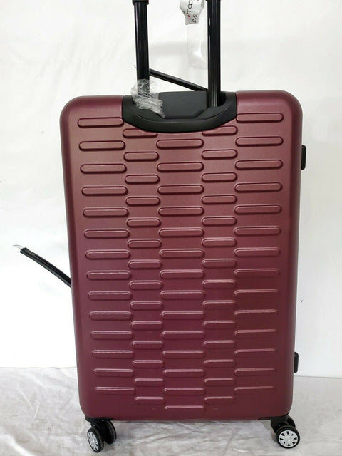 Travelers Club Luggage Shannon Spinner Expandable Luggage 28" Large Wine Rose