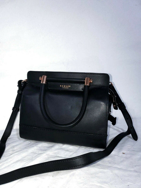 $298 New Radley London Women Treen Manor Leather Medium Zip Barrel Satchel BAG