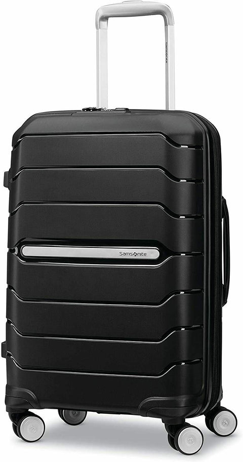 $340 NEW Samsonite Freeform 21" Hard Carry-On Spinner Luggage Suitcase Black TSA