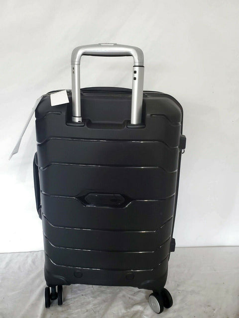 $340 NEW Samsonite Freeform 21" Hard Carry-On Spinner Luggage Suitcase Black TSA
