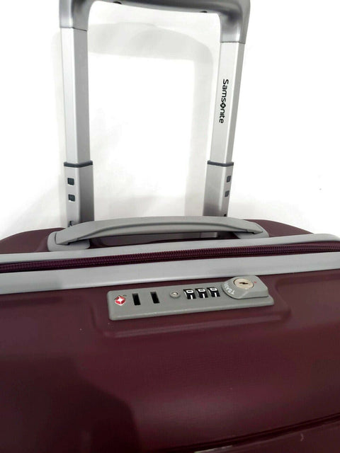 $340 NEW Samsonite Freeform 21" Hard Carry-On Spinner Luggage Suitcase TSA Wine