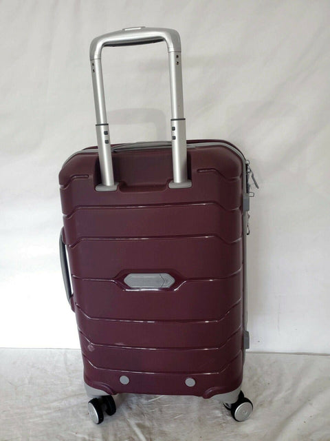 $340 NEW Samsonite Freeform 21" Hard Carry-On Spinner Luggage Suitcase TSA Wine
