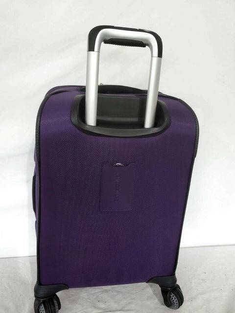 $480 New Samsonite Precision 21" Carry-On Spinner Luggage Suitcase Purple