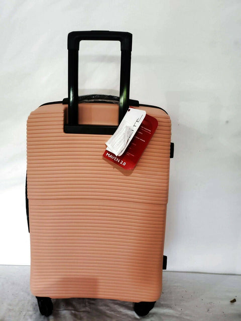 $340 New Solite Maven 2.0 Expandable Spinner Luggage 26" Check In Rose Gold
